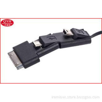 3 In 1 Retractable Micro USB Cable